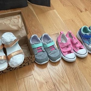 Native Sandals, Converse, Saucony Sneakers